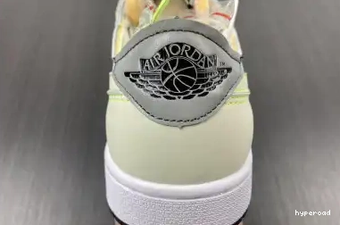 Hyperoad Low Jordan Nike Air White-Green 1 0607